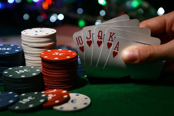 Infinite Blackjack live dealer studio with multiple player seats